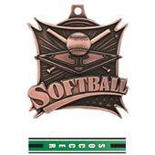 Hasty Awards 2.5" Softball Xtreme Medals M-701