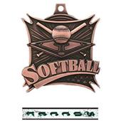 Hasty Awards 2.5" Softball Xtreme Medals M-701 Hasty Awards 2.5" Softball Xtreme Medals M-701
