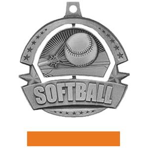 SILVER MEDAL/ORANGE RIBBON