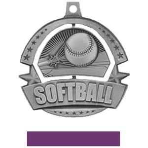 SILVER MEDAL/PURPLE RIBBON