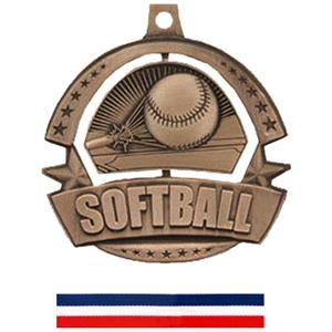 BRONZE MEDAL/RED WHITE & BLUE RIBBON