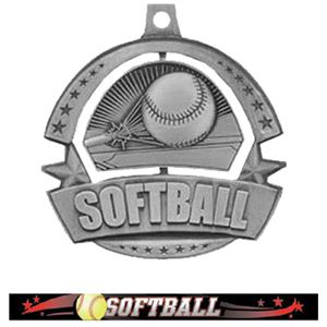 SILVER MEDAL/ULTIMATE SOFTBALL RIBBON