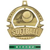 Hasty Awards Spinner Softball Medals M-720