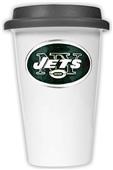 NFL New York Jets Ceramic Cup with Black Lid
