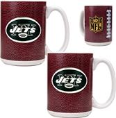 NFL New York Jets Gameball Mug (Set of 2)