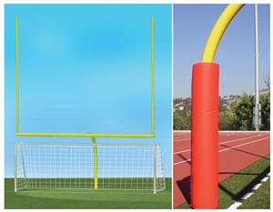 YELLOW GOAL/RED PADDING