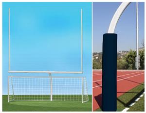 WHITE GOAL/NAVY BLUE PADDING