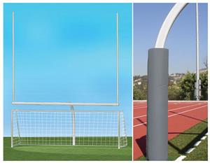 WHITE GOAL/GRAY PADDING