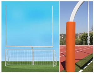 WHITE GOAL/ORANGE PADDING