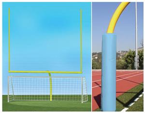 YELLOW GOAL/LIGHT BLUE PADDING