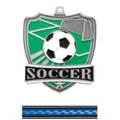 Hasty Awards 2.5" Soccer Shield Medals M-735S Hasty Awards 2.5" Soccer Shield Medals M-735S