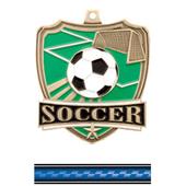 Hasty Awards 2.5" Soccer Shield Medals M-735S Hasty Awards 2.5" Soccer Shield Medals M-735S