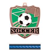 Hasty Awards 2.5" Soccer Shield Medals M-735S Hasty Awards 2.5" Soccer Shield Medals M-735S