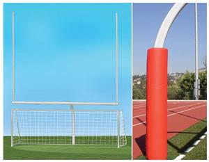 WHITE GOAL/RED PADDING