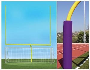 YELLOW GOAL/PURPLE PADDING