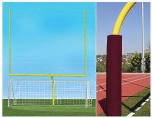 YELLOW GOAL/MAROON PADDING