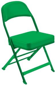 KELLY GREEN FRAME AND VINYL CUSHION