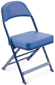 ROYAL BLUE FRAME AND VINYL CUSHION