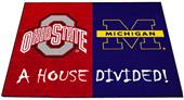 Fan Mats Ohio State/Michigan House Divided Mat