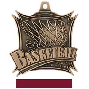 BRONZE MEDAL/MAROON RIBBON