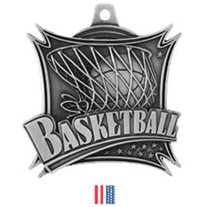 SILVER MEDAL/FLAG RIBBON