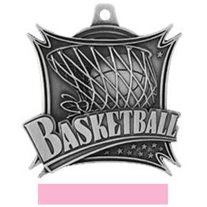 SILVER MEDAL/PINK RIBBON