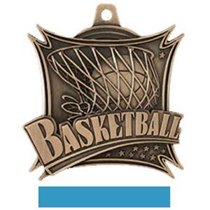 BRONZE MEDAL/LT. BLUE RIBBON