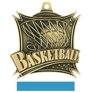GOLD MEDAL/LT. BLUE RIBBON
