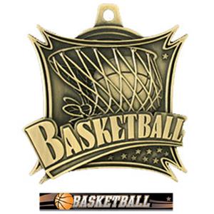 GOLD MEDAL/ULTIMATE BASKETBALL RIBBON