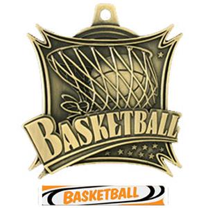 GOLD MEDAL/DELUXE BASKETBALL RIBBON