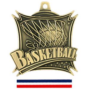 GOLD MEDAL/(RWB) RED WHITE & BLUE RIBBON
