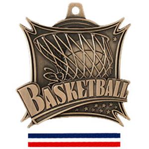 BRONZE MEDAL/(RWB) RED WHITE & BLUE RIBBON
