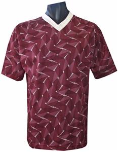 MAROON/WHITE