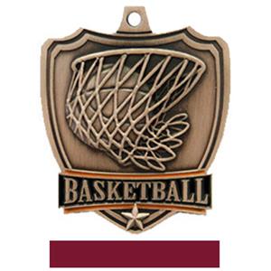 BRONZE MEDAL/MAROON RIBBON
