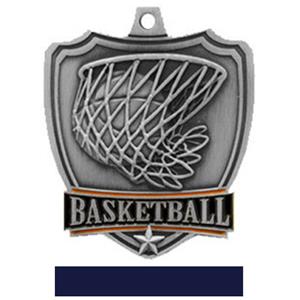 SILVER MEDAL/NAVY RIBBON