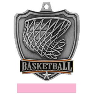 SILVER MEDAL/PINK RIBBON