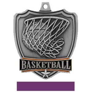 SILVER MEDAL/PURPLE RIBBON