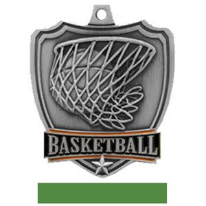 SILVER MEDAL/GREEN RIBBON
