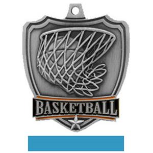 SILVER MEDAL/LT. BLUE RIBBON