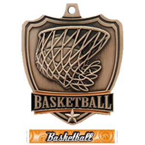 BRONZE MEDAL/GRAPHX BASKETBALL RIBBON