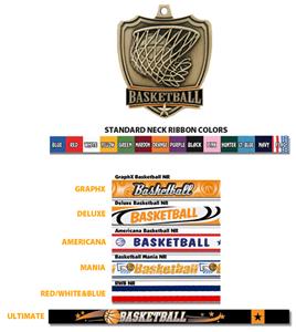 GOLD MEDAL/AMERICANA BASKETBALL RIBBON