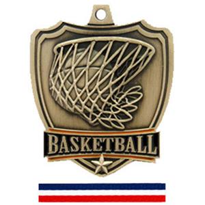 GOLD MEDAL/(RWB) RED WHITE & BLUE RIBBON