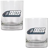NFL Philadelphia Eagles 2 piece Rocks Glass Set
