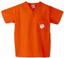 Clemson University Orange Classic Scrub Tops