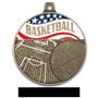 Hasty Awards 2.25" Americana Basketball Medals