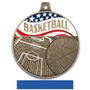 Hasty Awards 2.25" Americana Basketball Medals