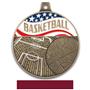 Hasty Awards 2.25" Americana Basketball Medals