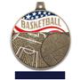 Hasty Awards 2.25" Americana Basketball Medals