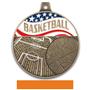 Hasty Awards 2.25" Americana Basketball Medals