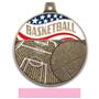 Hasty Awards 2.25" Americana Basketball Medals